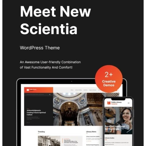 Scientia | Public Library & Book Store Education WordPress Theme - Image 2