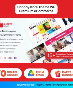 Shoppystore Tema Wordpress Premium eCommerce - Responsif & Mobile Friedly - Theme WordPress Woocommerce + BONUS