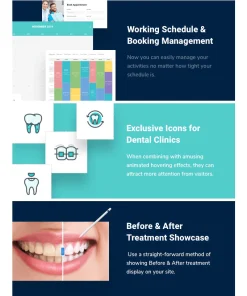 Alternative view of SmilePure – Dental & Medical Care WordPress Theme