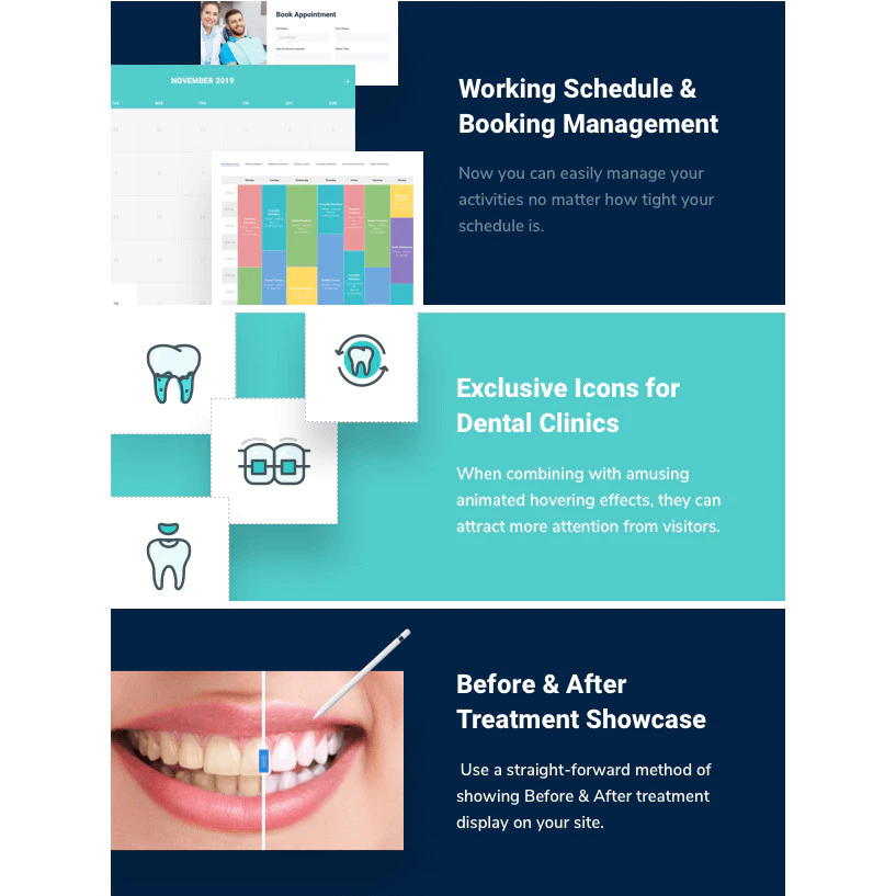 SmilePure – Dental & Medical Care WordPress Theme - Image 2
