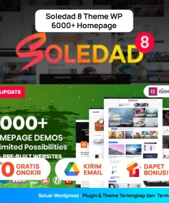 Soledad Wordpress Theme Premium 6000+ Homepage Unlimited Domain