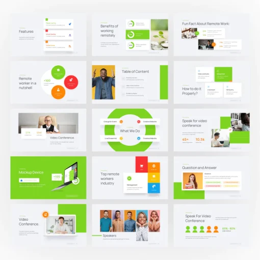 Speak Online Meeting Powerpoint Presentation Template - Image 4
