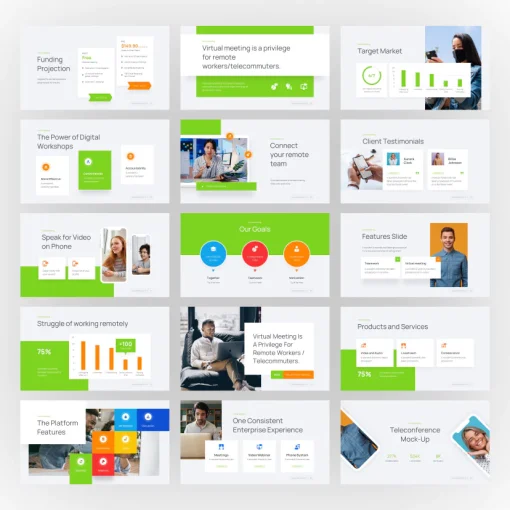 Speak Online Meeting Powerpoint Presentation Template - Image 5