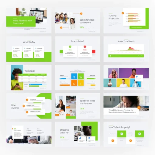 Speak Online Meeting Powerpoint Presentation Template - Image 7
