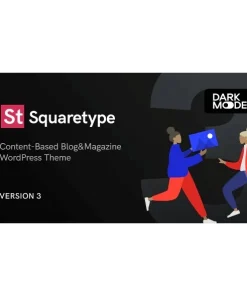 Squaretype – Modern Blog WordPress Theme