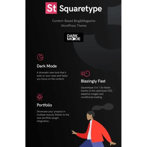Squaretype – Modern Blog WordPress Theme - Image 2