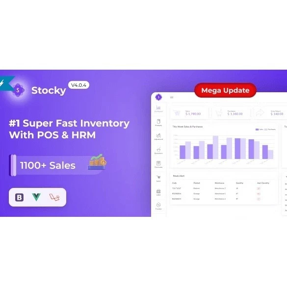 Stocky – POS with Inventory Management & HRM PANDUSOLUSI
