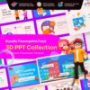 Template PowerPoint 3D Elite Pack Presentasi Pro Bundle PPT & Google Slide