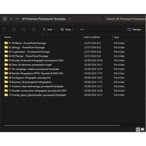 Template PowerPoint 3D Elite Pack Presentasi Pro Bundle PPT & Google Slide - Image 7