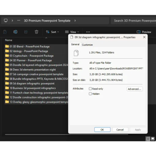 Template PowerPoint 3D Elite Pack Presentasi Pro Bundle PPT & Google Slide - Image 8