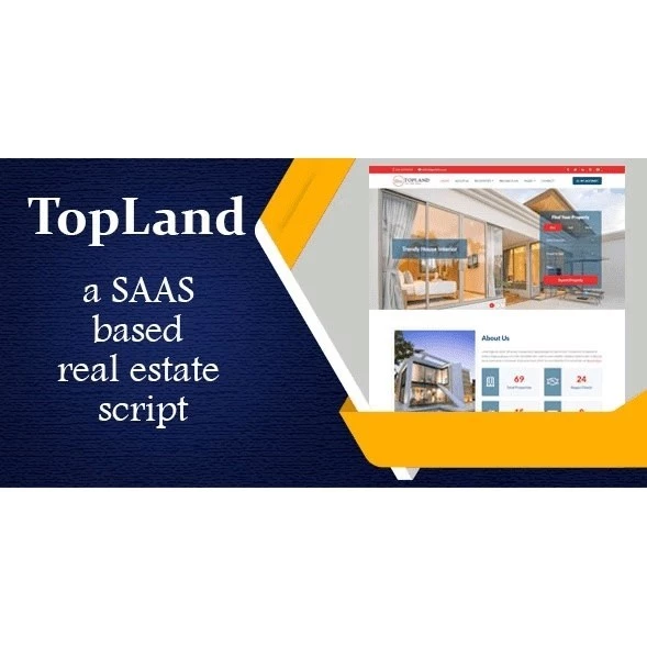 TopLand – Laravel real estate agency portal with saas PANDUSOLUSI