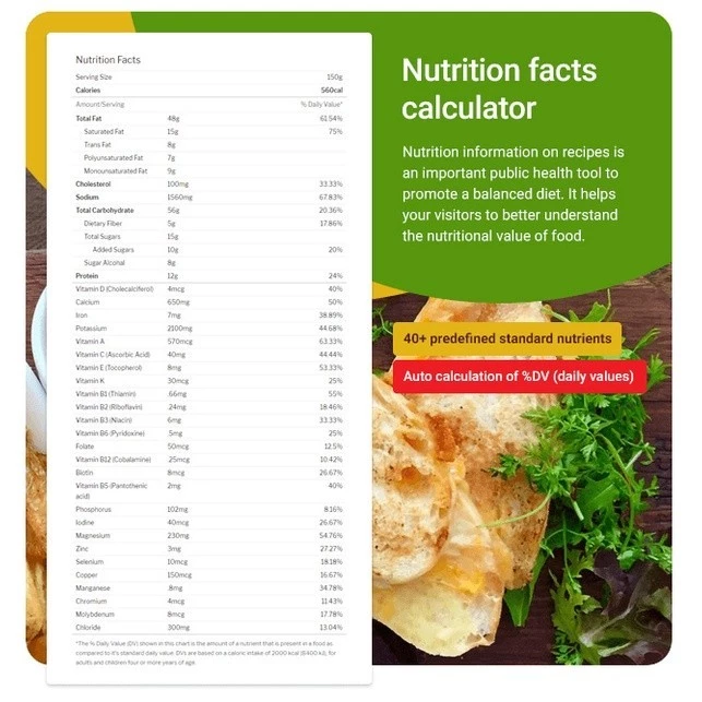 Total Recipe Generator – WordPress Recipe Maker with Schema and Nutrition Facts – WP Bakery PANDUSOLUSI - Image 4