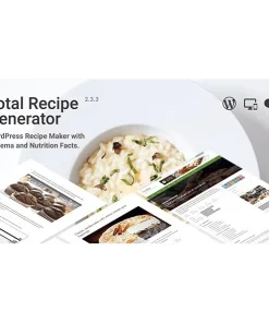 Total Recipe Generator – WordPress Recipe Maker with Schema and Nutrition Facts – WP Bakery PANDUSOLUSI
