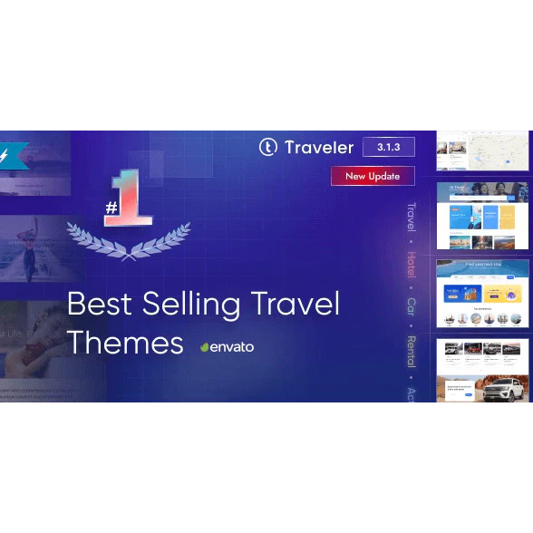 Traveler – Travel Booking WordPress Theme