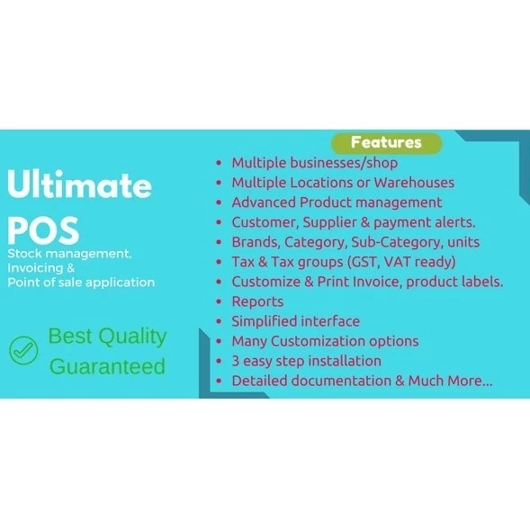 Ultimate POS – Best ERP, Stock Management, Point of Sale & Invoicing application PANDUSOLUSI