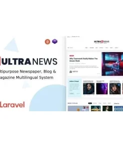 UltraNews – Laravel Newspaper, Blog and Magazine Multilingual System PANDUSOLUSI