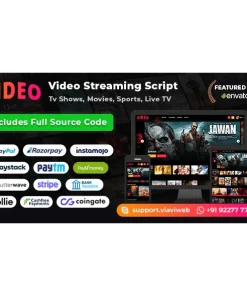 Video Streaming Portal (TV Shows, Movies, Sports, Videos Streaming, Live TV)