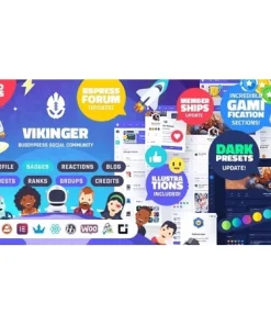 Vikinger – BuddyPress and GamiPress Social Community
