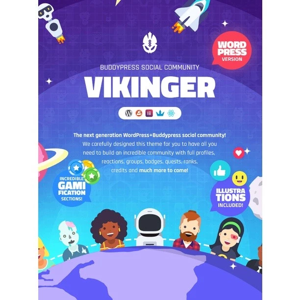 Vikinger – BuddyPress and GamiPress Social Community - Image 2