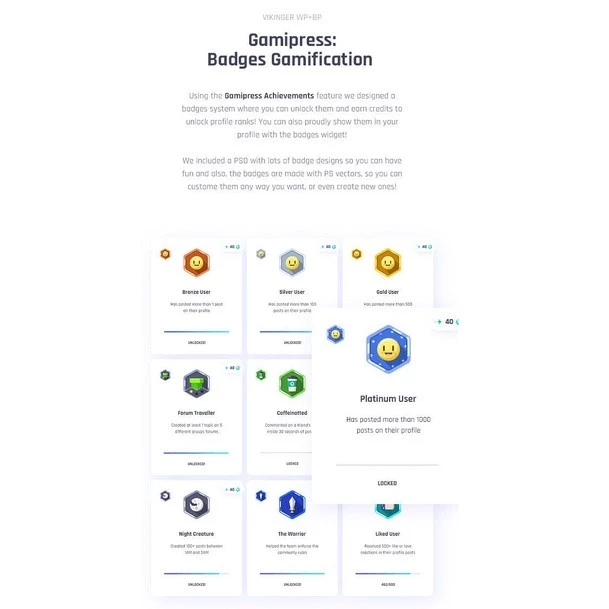 Vikinger – BuddyPress and GamiPress Social Community - Image 6