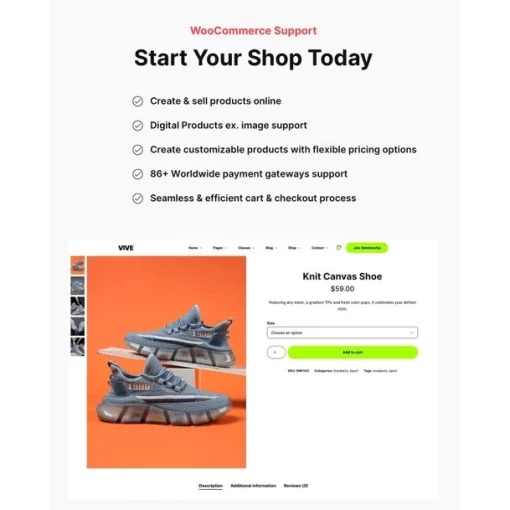 Vive | Fitness Gym WordPress - Image 2
