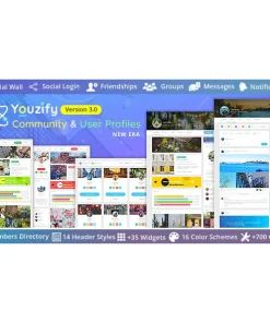 Youzify – BuddyPress Community User Profile - Wordpress Plugin