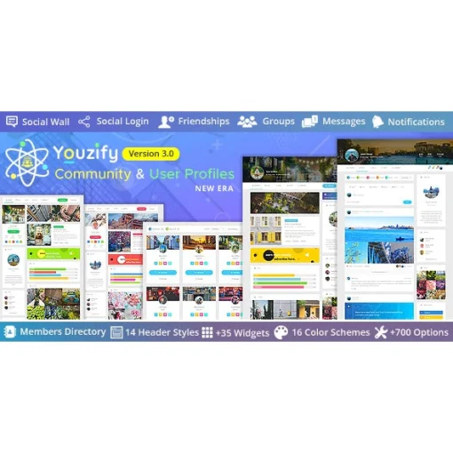 Youzify – BuddyPress Community User Profile - Wordpress Plugin