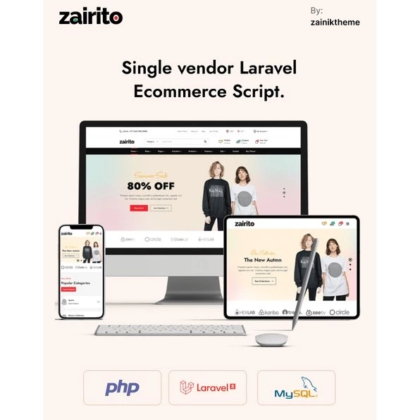 Zairito – Laravel eCommerce System | Single vendor - Image 2
