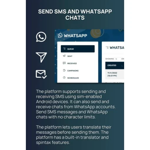 Zender - Messaging Platform for SMS, WhatsApp & use Android Devices as SMS Gateways (SaaS) ORIGINAL 1 DOMAIN (USAHA BLAST) - Image 4