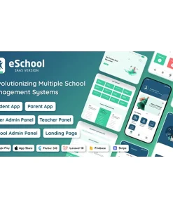 eSchool SaaS – School Management System with Student | Parents Flutter App | Laravel Admin