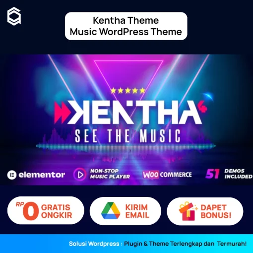 kentha Music WordPress Theme Premium Unlimited Domain