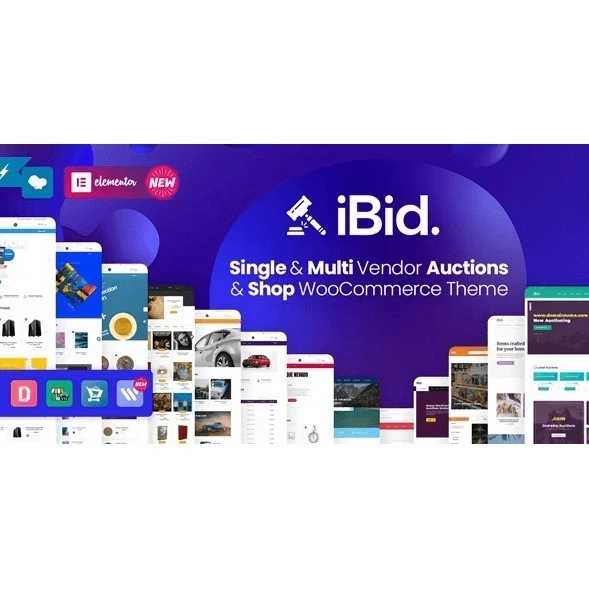 iBid – Multi Vendor Auctions WooCommerce Theme PANDUSOLUSI
