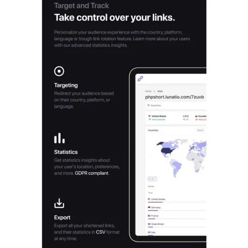 phpShort – URL Shortener Platform - Image 6