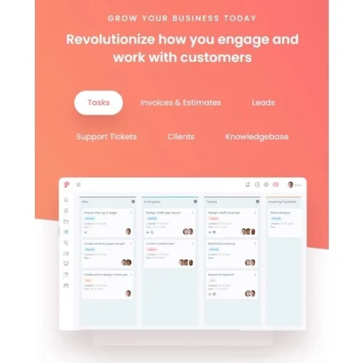 Grow CRM – Laravel Project Management PANDUSOLUSI - Image 5