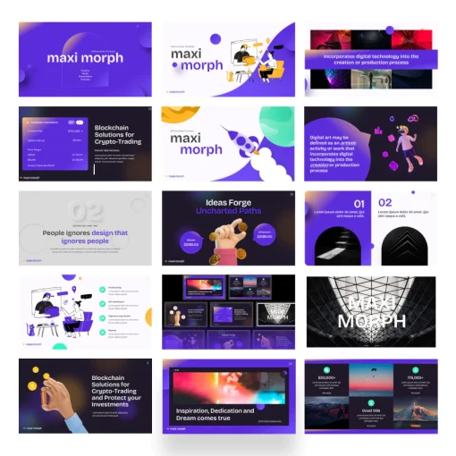Maximorph Premium Morph Powerpoint Template ORIGINAL GARANSI - Image 4