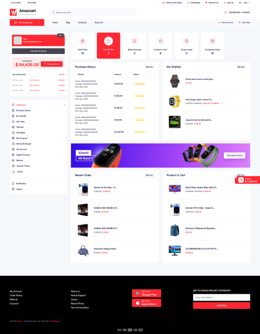 LARAVEL ECOMMERCE TERBAIK 2025 AMAZCART - Laravel Ecommerce System CMS Multi-Vendor - Image 4