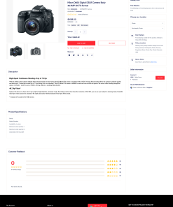 Nikon D850 DSLR camera with 45.7MP and 4K video.
