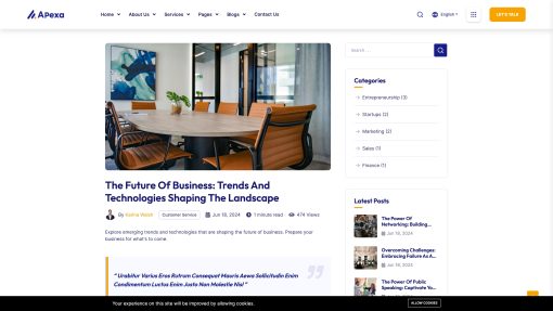 APEXA - MULTI-PURPOSE BUSINESS CONSULTING LARAVEL SCRIPT CMS LARAVEL [ORIGINAL] - Image 4